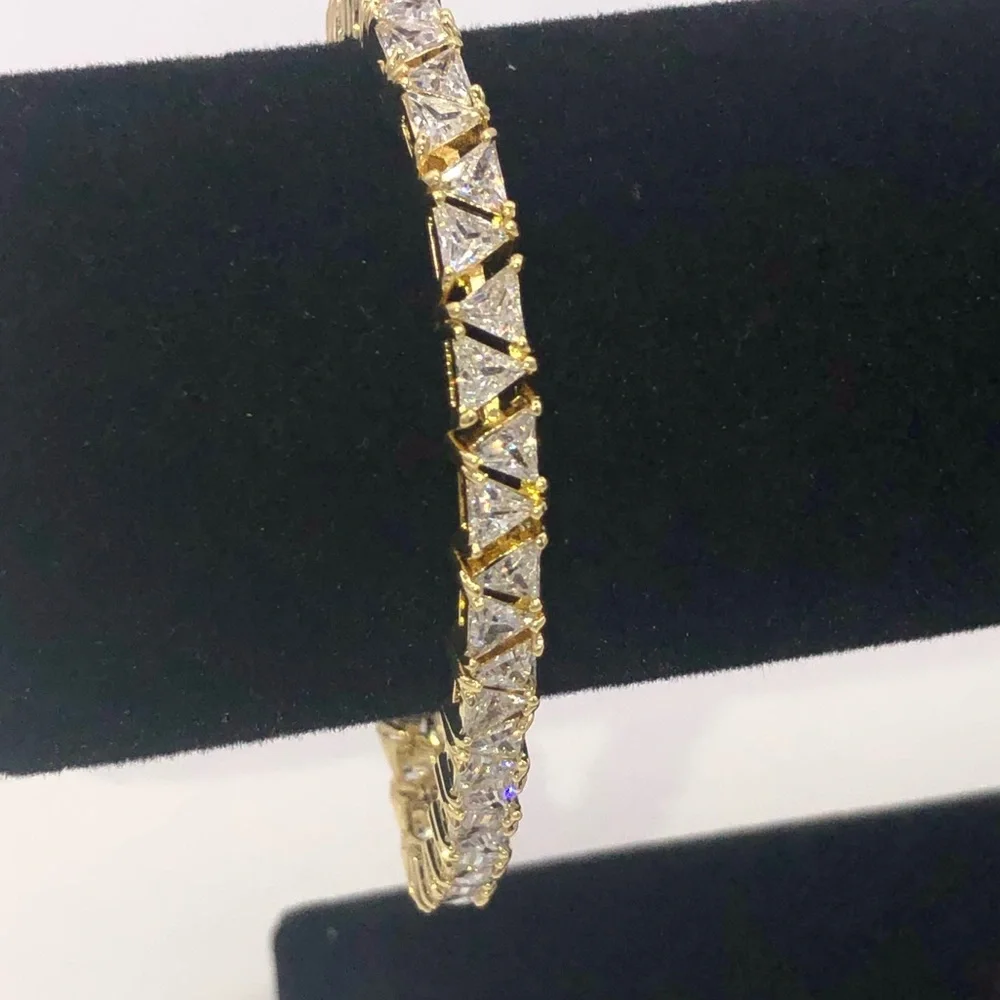 46ct Trillion Tennis Bracelet - Picture 12 of 14